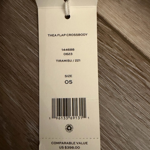 Tory Burch Pebbled Leather Thea Flap Crossbody/Shoulder Bag - Picture 5 of 9